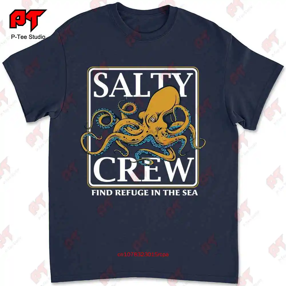 T-shirt noir Salty Crew Ink Slinger, nouveau, STZR