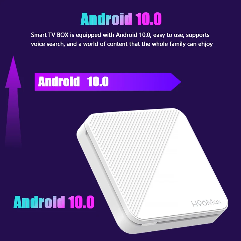 2025 العلامة التجارية الجديدة H96 MAX H313 IPTV صندوق التلفزيون الذكي TVBox 2GB 16GB المزدوج Wifi6 BT 4K HD أندرويد 14 جوجل صوت مساعد مشغل الوسائط