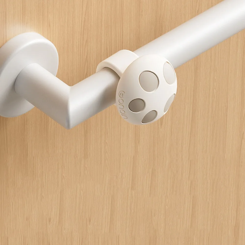 

4pcs Wall Protector Silicone Anti-collision Door Anti-collision Anti-knock Doorknob Bead Silicone Anti-static