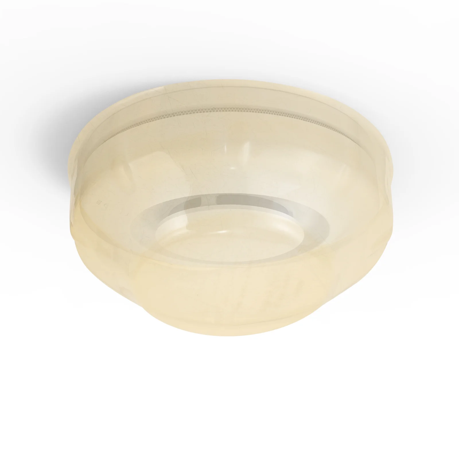 

Guard Smoke Detector Dust Cover Radiation Alarm Hole Plate Paint Light Brown Plastic Decorative