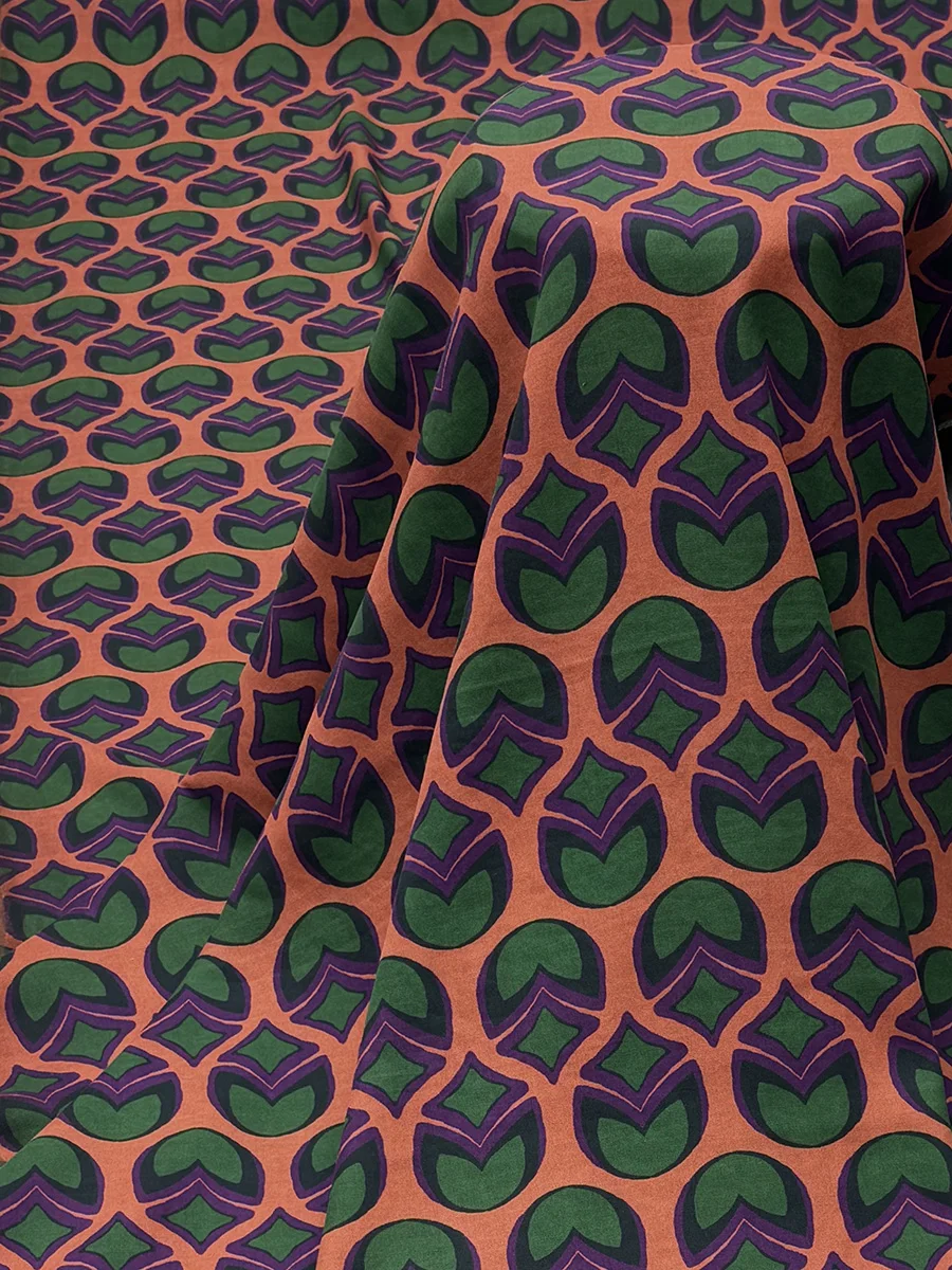 

Китайская шелковая ткань V-Design для индивидуального пошива с геометрическим узором, 40 мом, из облачной шелковой пряжи, для домашнего декора, губчатая подложка