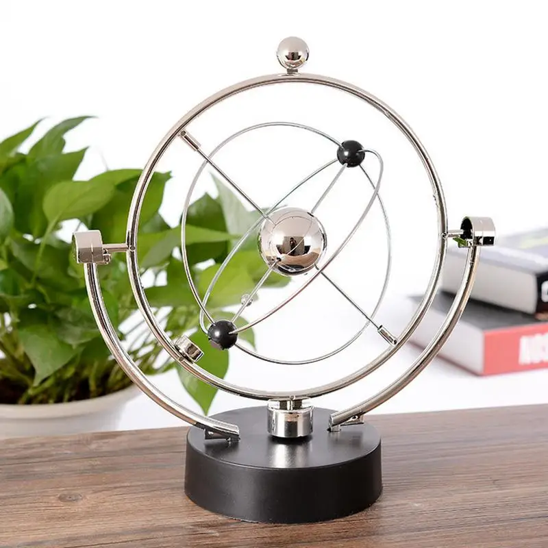 Rotation Perpetual Motion Newton Pendulum Balance Ball Pendulum Ball Physics Tumbler Craft Home Table Decorations Desk Toy Gift