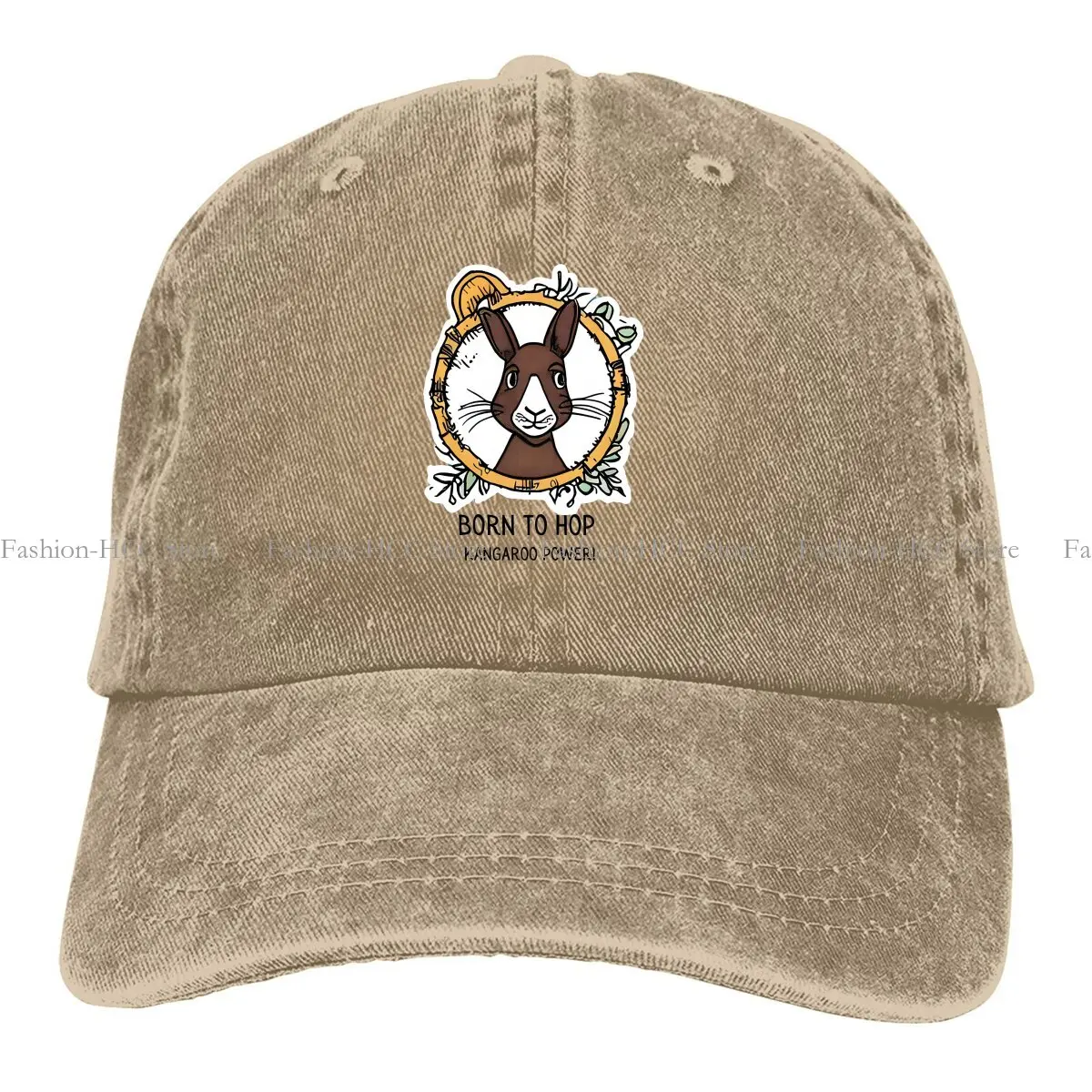 

Born To Hop Baseball Cap Men Hats Women Visor Protection Snapback Kangaroo Caps