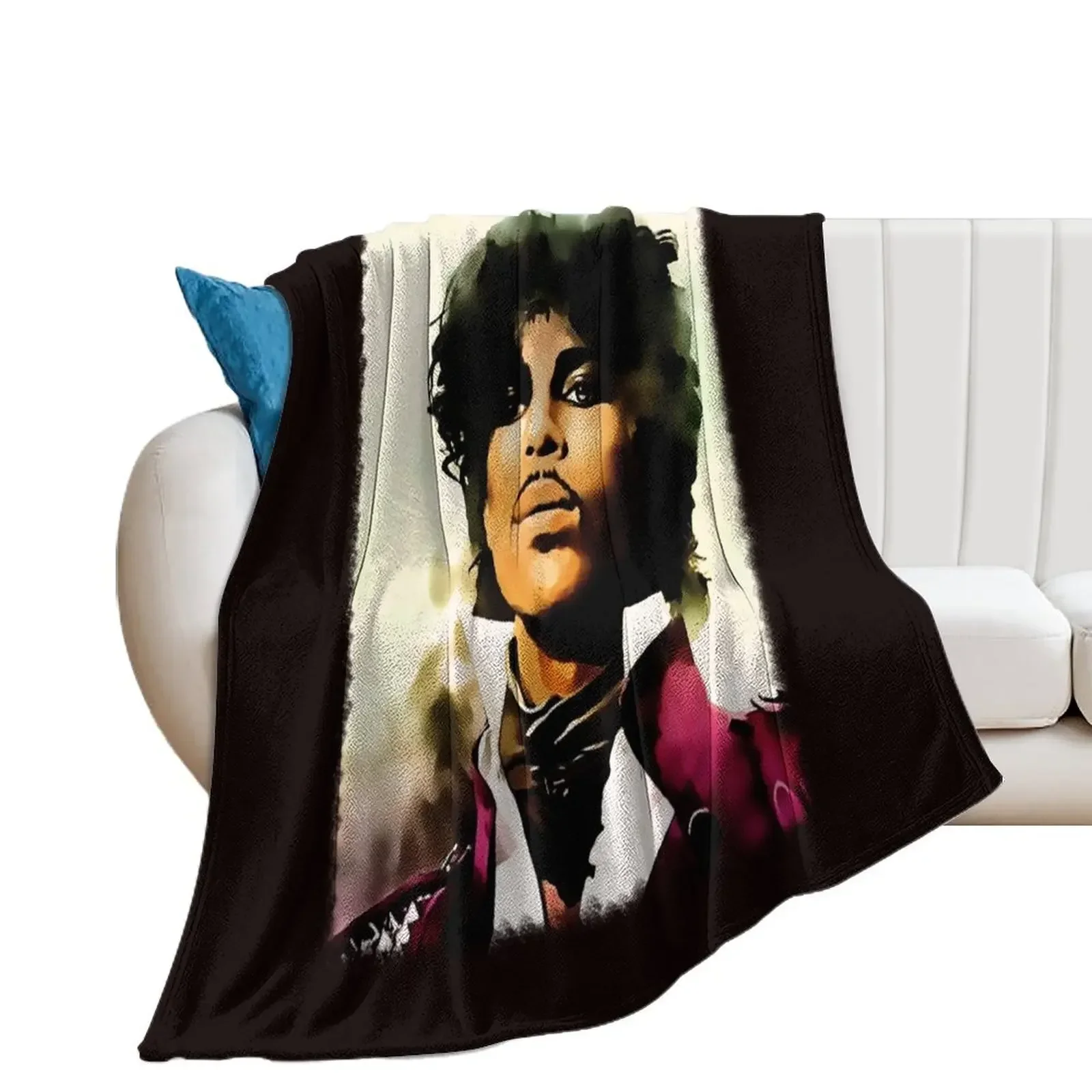 Prince legendary pop icon pop music singer fan art Throw Blanket Kid'S warm winter wednesday Thins Blankets