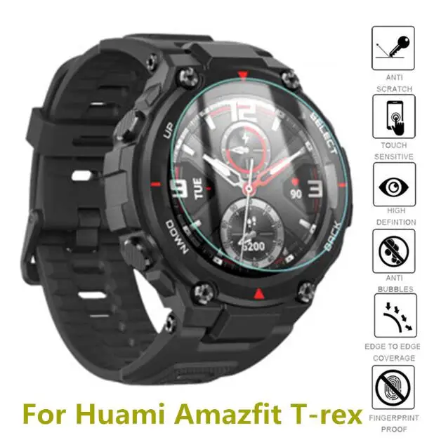 2020 Tempered Glass Watch For Huami Amazfit T-Rex Screen Protector Protection Film For Amazfit T rex Smart Watch