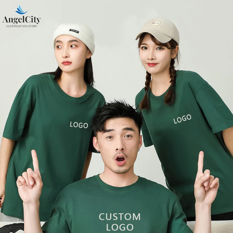 

Хлопковая футболка на заказ, рабочая одежда, белая рекламная рубашка, сделай сам, рабочая одежда с короткими рукавами и принтом логотипа