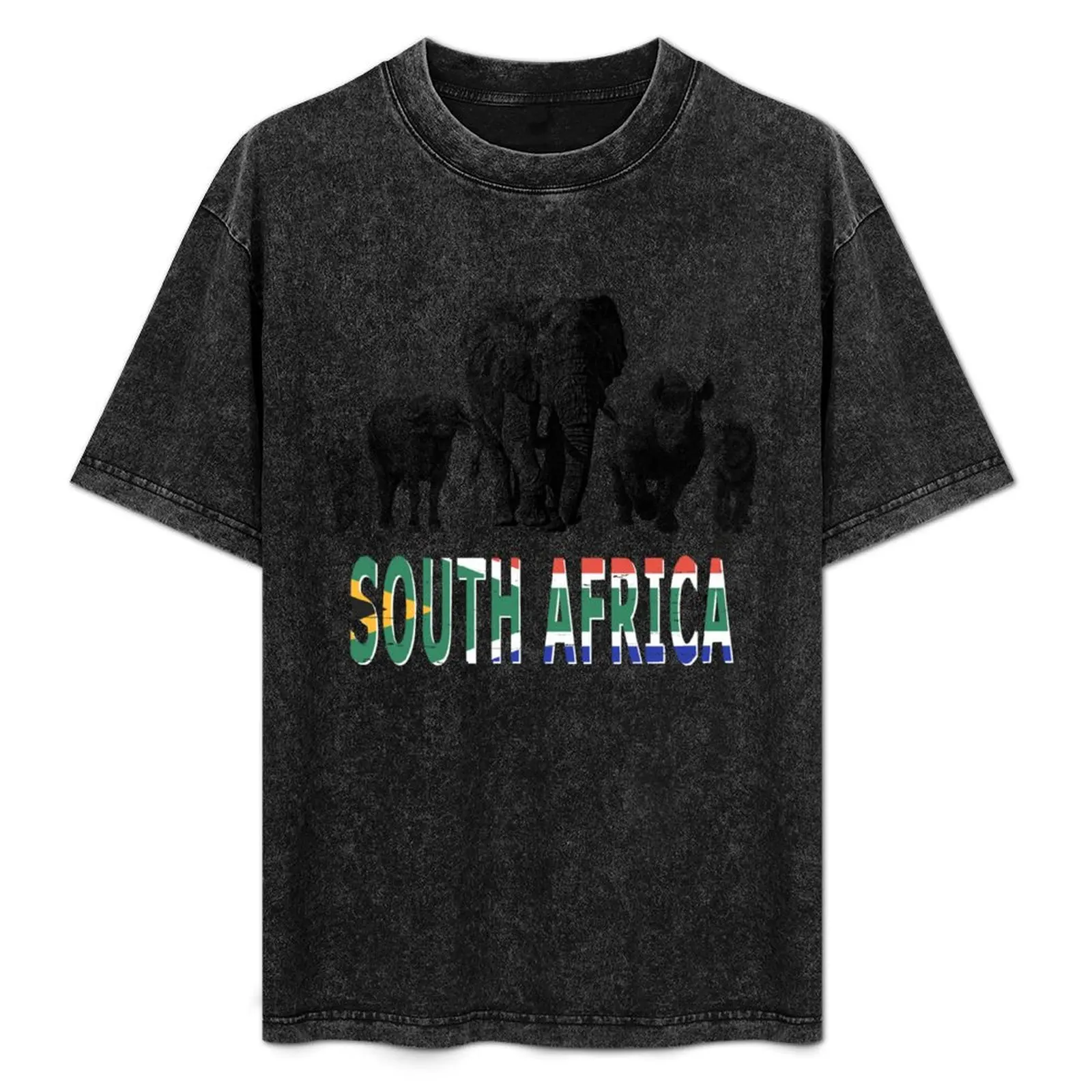 

South Africa Wildlife Big Five Safari for South Africa Fans T-Shirt anime t shirts anime figures Men's cotton t-shirt