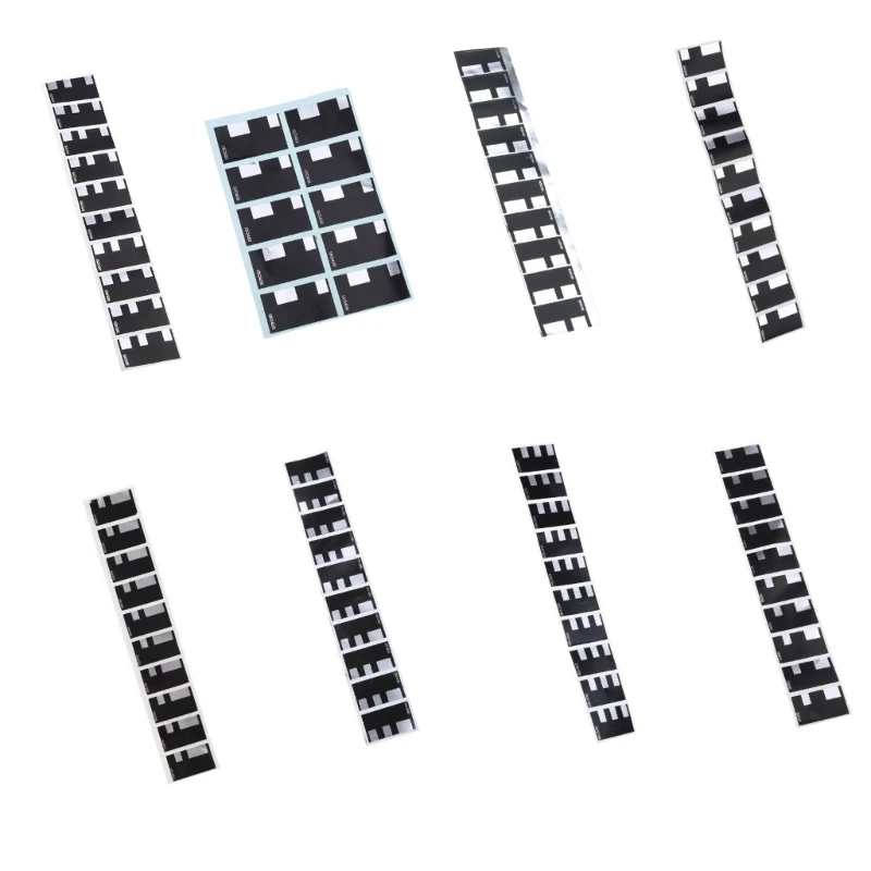 10 упаковок кассеты с пленкой, наклейка с кодом для ISO50 100 160 200 250 320 400