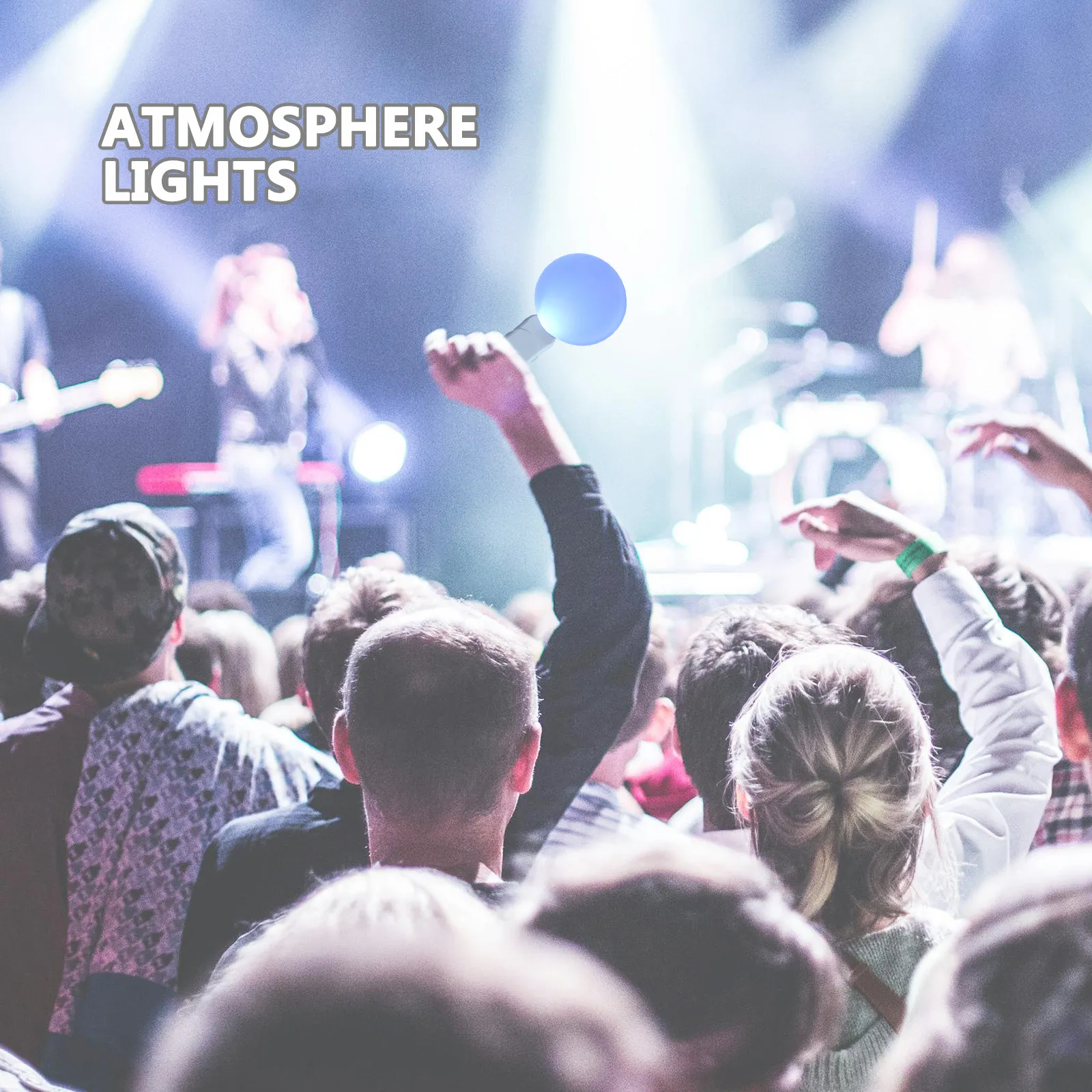 

Светодиодная акриловая палочка для сублимационной печати с эффектом волны, круглая, для концертов, спортивных мероприятий, DIY-проектов и печати.