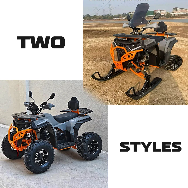New 200cc ATV Quad Bike All Terrain Off-road Vehicle Four Wheel Motorcycle For Snow Sand Recreation
