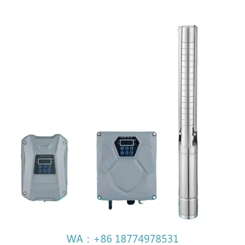 

Customized Cable Length and Copper Motor 4000W Stainless Steel Solar Water Pump Deep Well Submersible Pump with