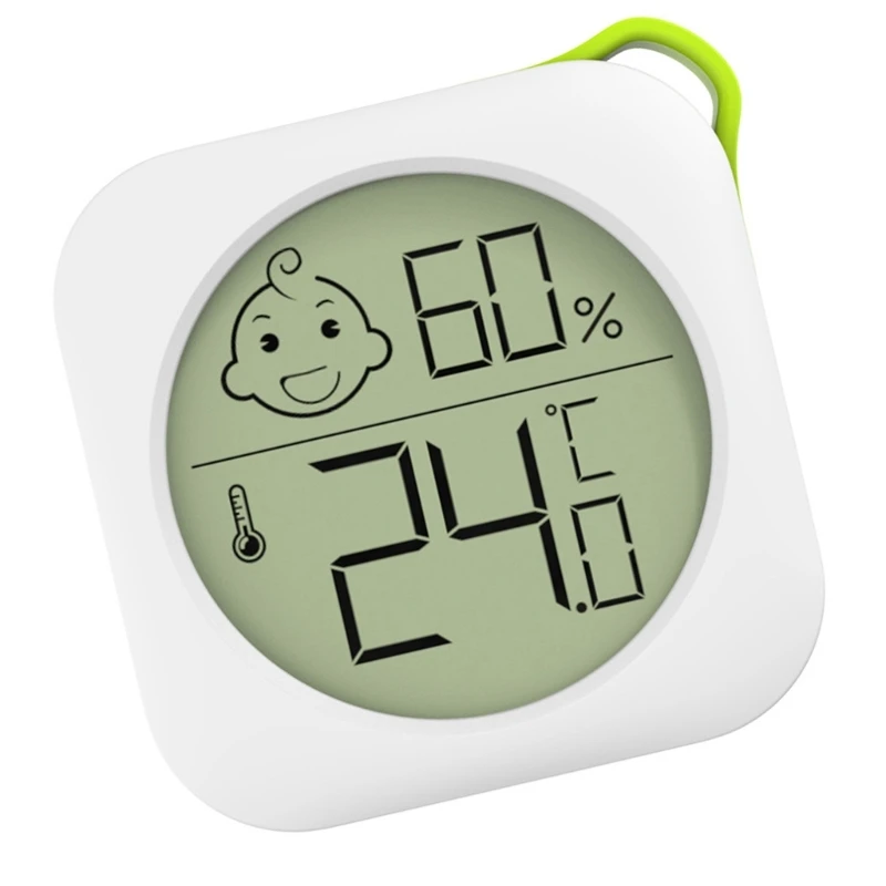 

High Precisions LCDs Display Digital Hygrometer Thermometers For Home Office Nursery With Multiple Mounting Option