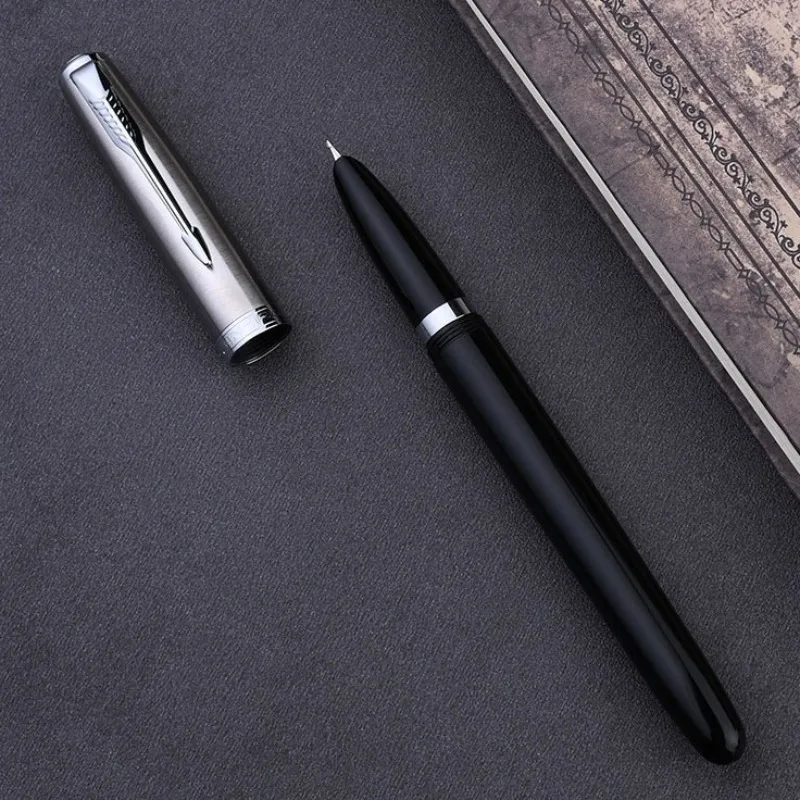 

Длинный нож Hero 3,0 мм 1,0, штабелированное перо, черные перьевые ручки, изогнутое перо с капюшоном для ведения журналов/скрапбукинга/художественных офисных школьных принадлежностей