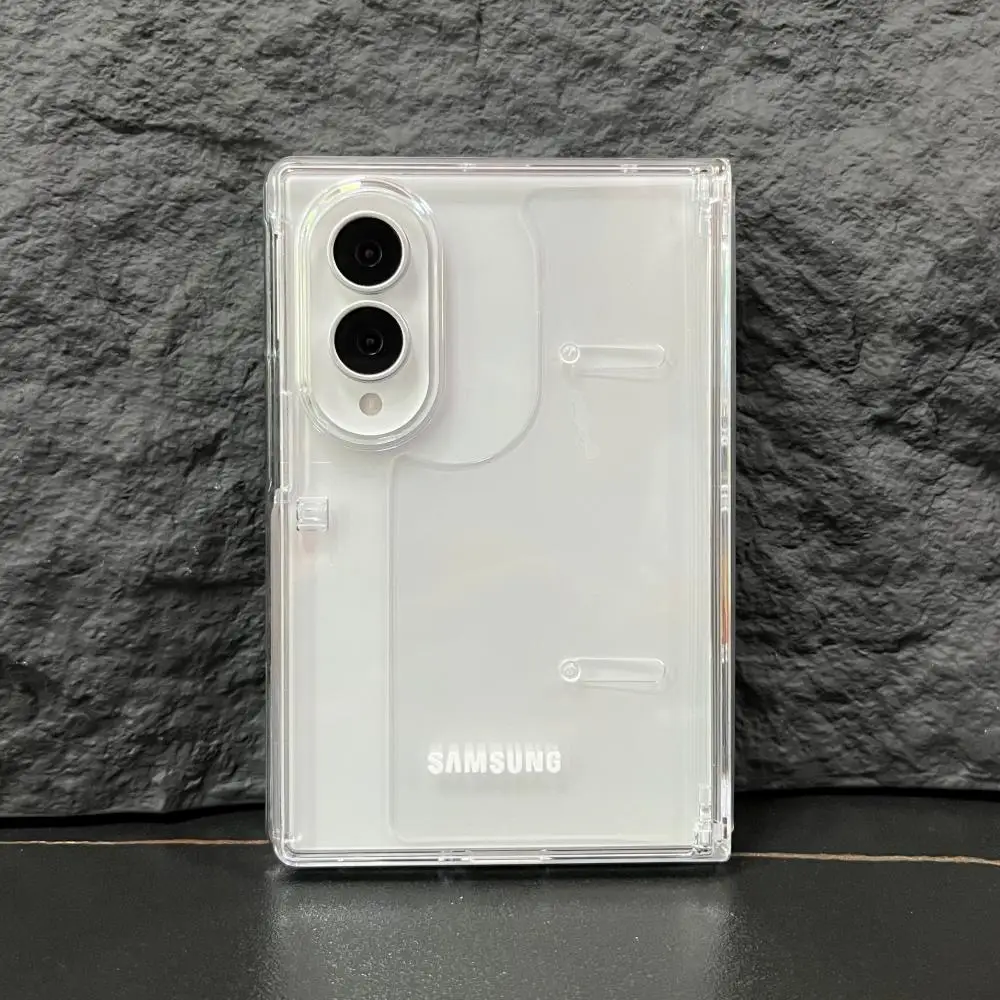 Einfarbige Scharnierschutz-Handyhülle für Samsung Galaxy Z Fold 8Ultra Fold8 7 6 Unsichtbare Halterung Stoßfeste Schutzhülle – Detail 6