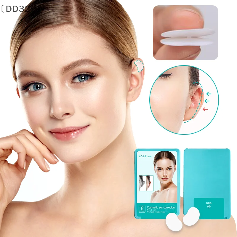 〔DD329〕8Pcs Ear Corrector Tape Ear Corrector Fixer Cosmetic Ear Stickers Like Elf Ears Stretched Ears Ear Corrector Tool