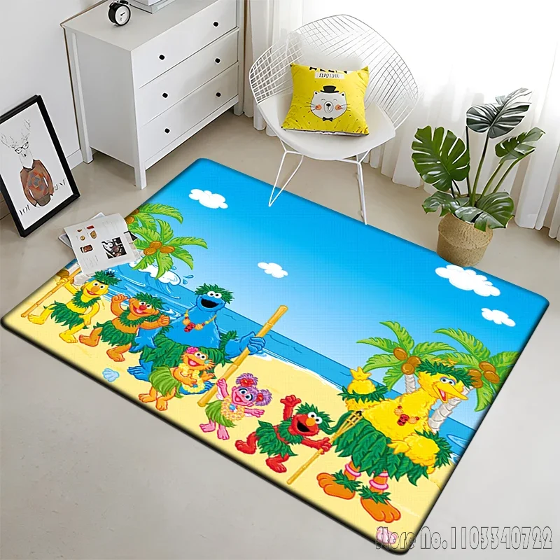 Sesame Street Cute Carpet,decoration Living room Bedroom floor mat Kitchen mat Bedroom Mat,bedroom decor birthday gift anime rug