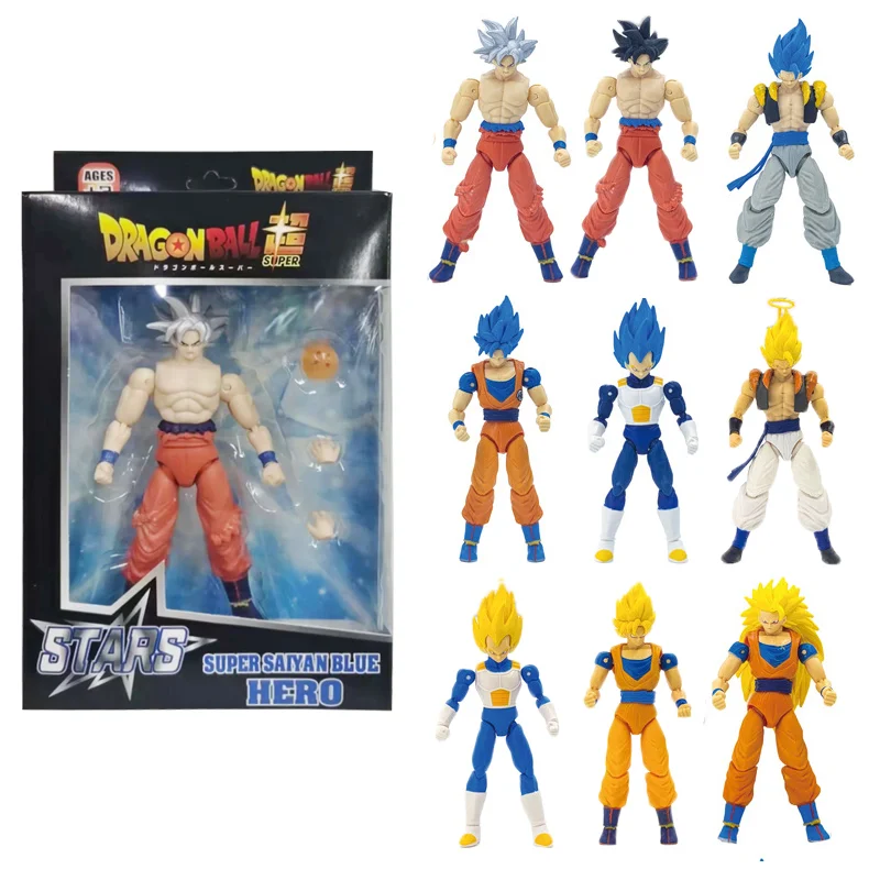 Dragon Ball Z SHF Goku Vegeta Figure Dbz Ultra Instinct PVC Super Saiyan Action Figurine Model Gifts Toy