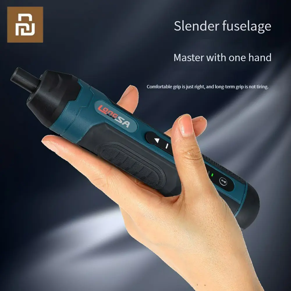 Xiaomi Cordless Electric Screwdriver Rechargeable 1300mah Lithium Battery Mini Drill 3.6V Power Tool Set Home Maintenance Repair