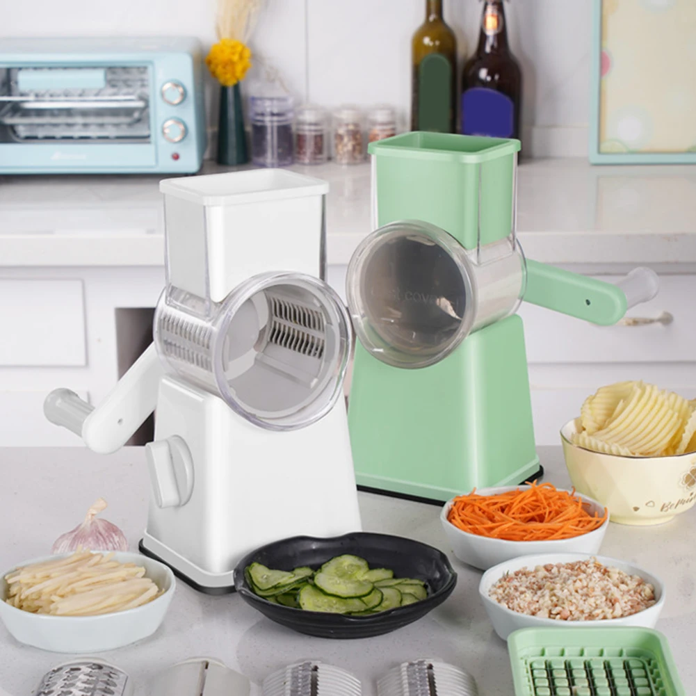 

Rotarys Cheese Grater Fast Easy Using Hand Crank Manual Slicers Kitchen Accessories