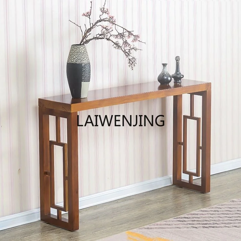 

MJY new Chinese-style solid wood foyer, entrance cabinet, strip case, table, incense case end