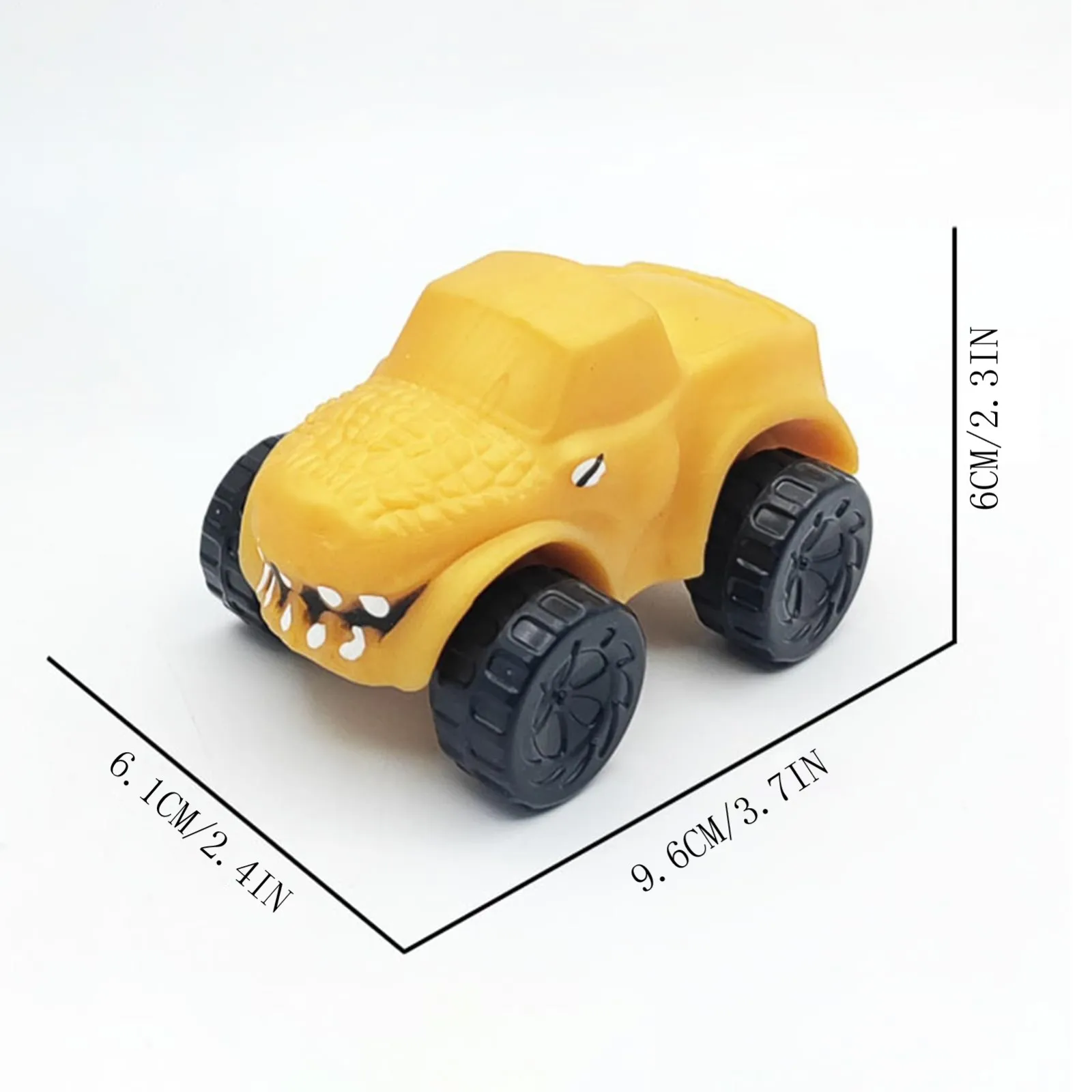 3PCS Kneading Deformed Educational Toy Car Stretch Car Toy Pinch And Pressable Slow Car Toy Stress Relief Toy For Adults Kids