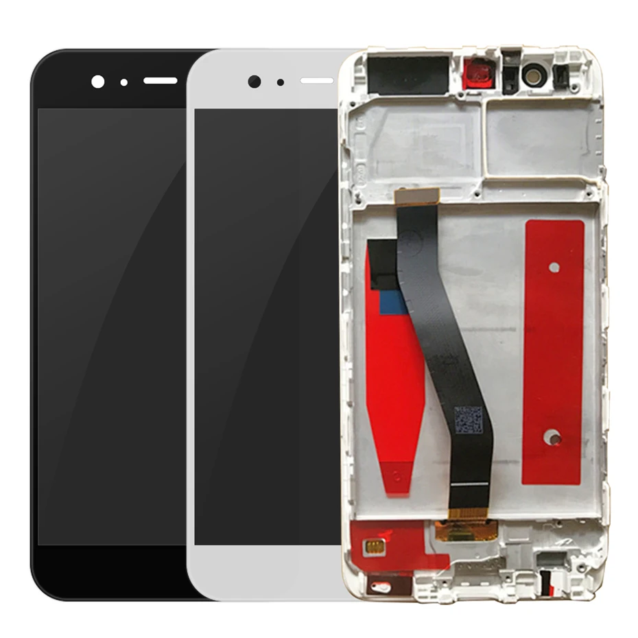 LCD Display For Huawei P10 Screen Replacement Touch Digitizer Assembly with Frame VTR-L09 VTR-L10 VTR-L29