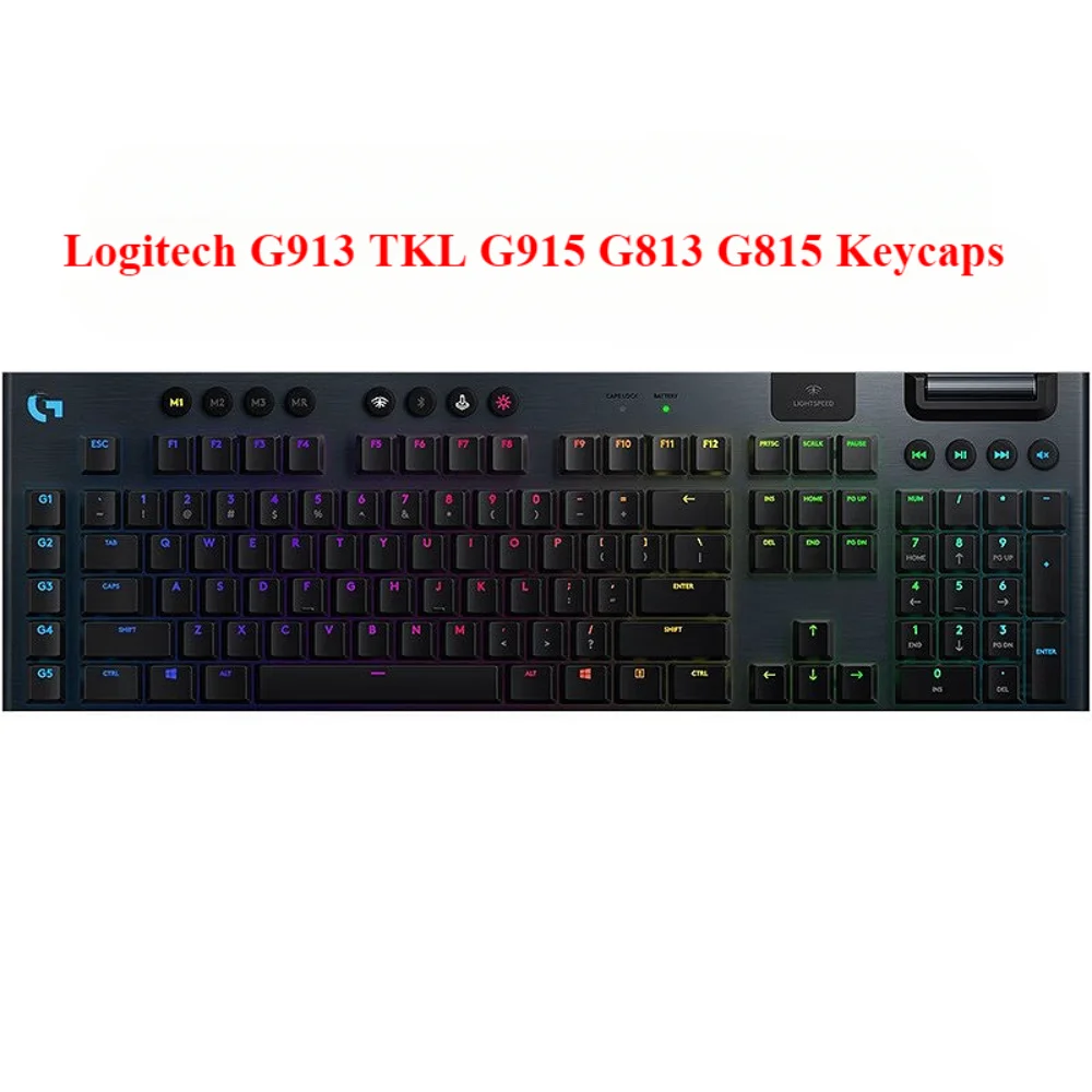 

Logitech Keycaps Translucent 111 Keys Anti-skid Keycaps for G913 TKL G915 G813 G815 Mechanical Keyboards