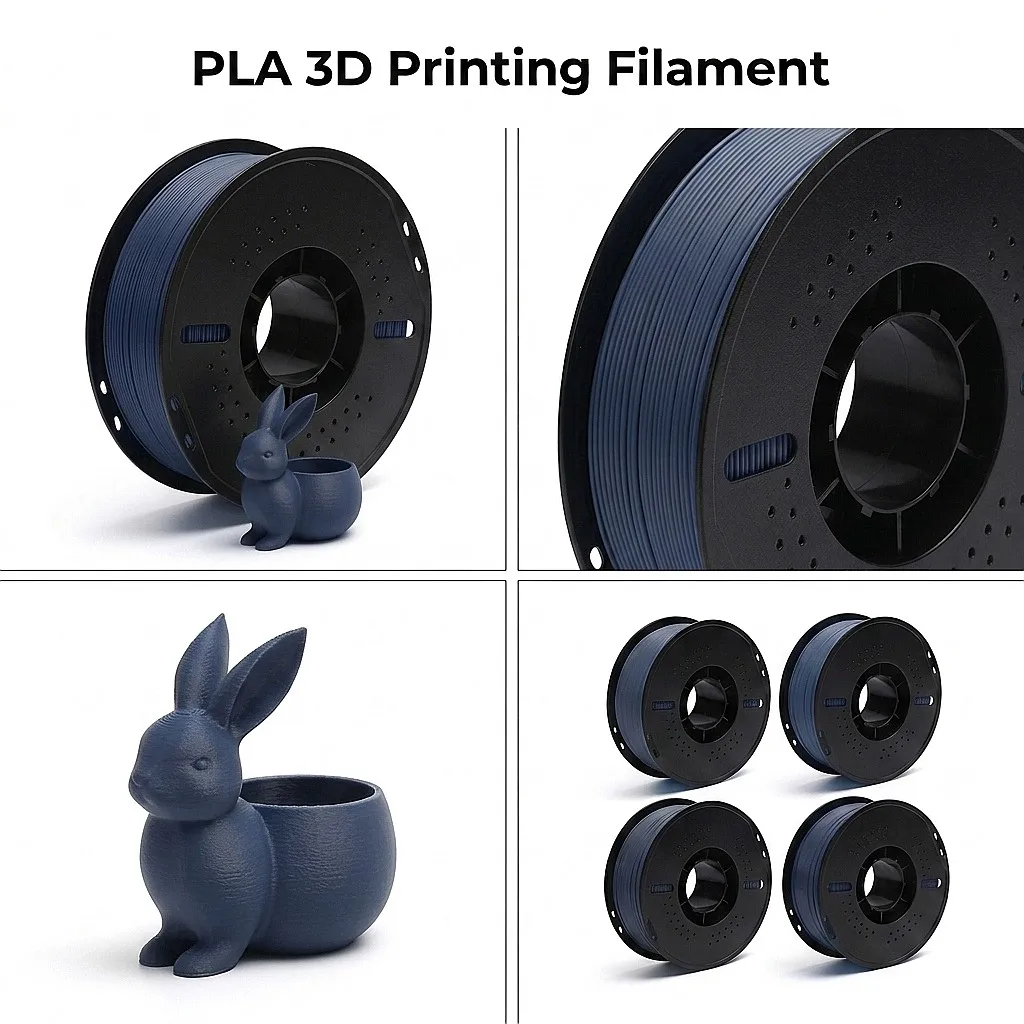 Wholesale Custom PLA NavyBlue 3D Printer Filament OEM/ODM 1.75mm CE Certified for FDM 3D Printers