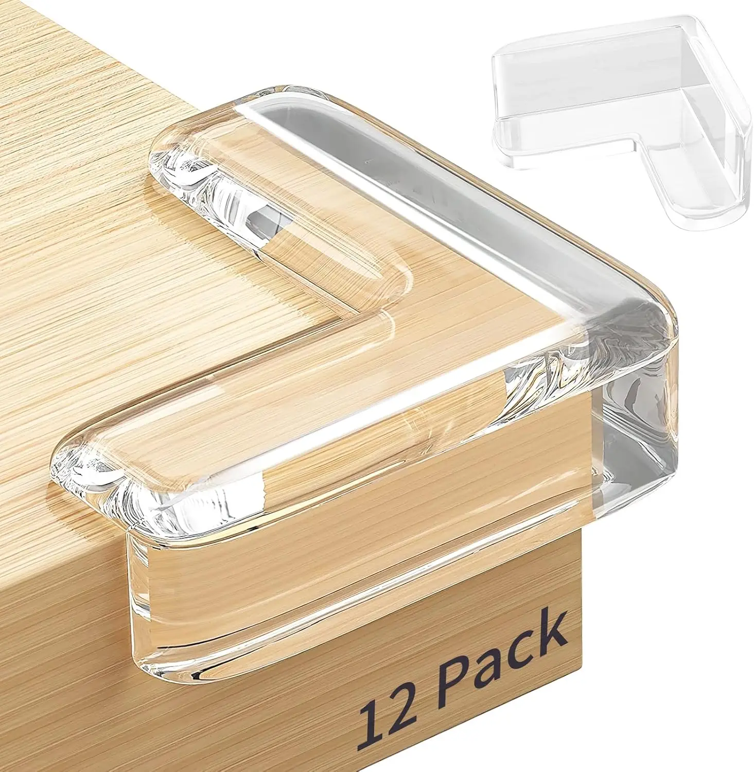12Pack Table Protectors Corner Protector for Baby Furniture Corner Guards Edge Safety Bumpers Cover Sharp Furniture Table Edges