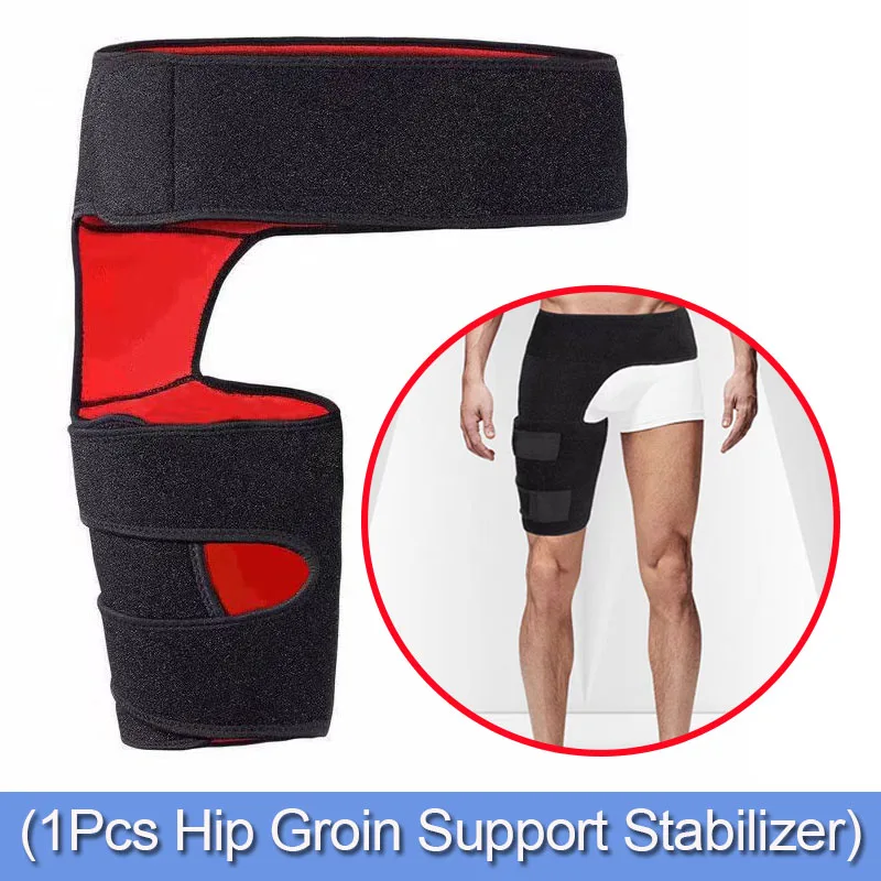 

Hip Joints Groin Wrap Brace Protector Belt-Hip Brace Thigh Compression Sleeve-for Hip Pain Relief, Sciatica,Quad Muscle Strains