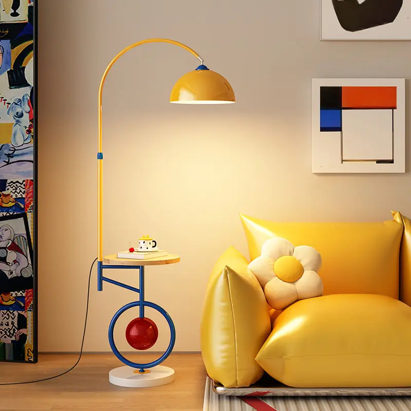 

Floor lamp Living room next to sofa Ambient lamp Dopamine shelf Bedroom bedside table Integrated desk