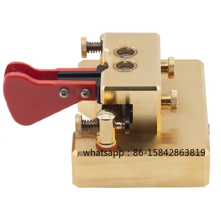 Gold Plated Magnetic Code Telegraph Key