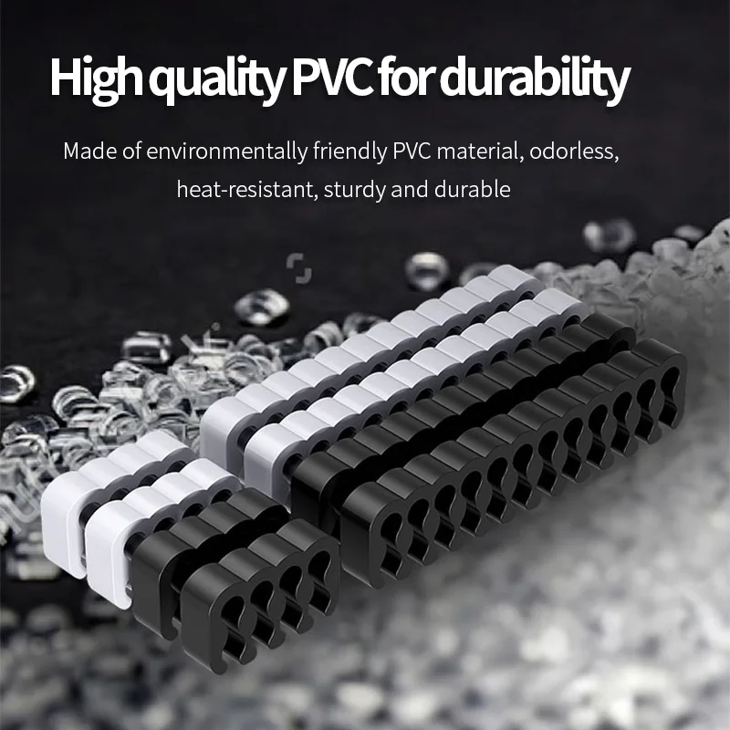 Teucer Computer Power Supply Module Cable Comb Organizer 24PIN Motherboard 8PIN CPU Graphics Card Cable Clamp