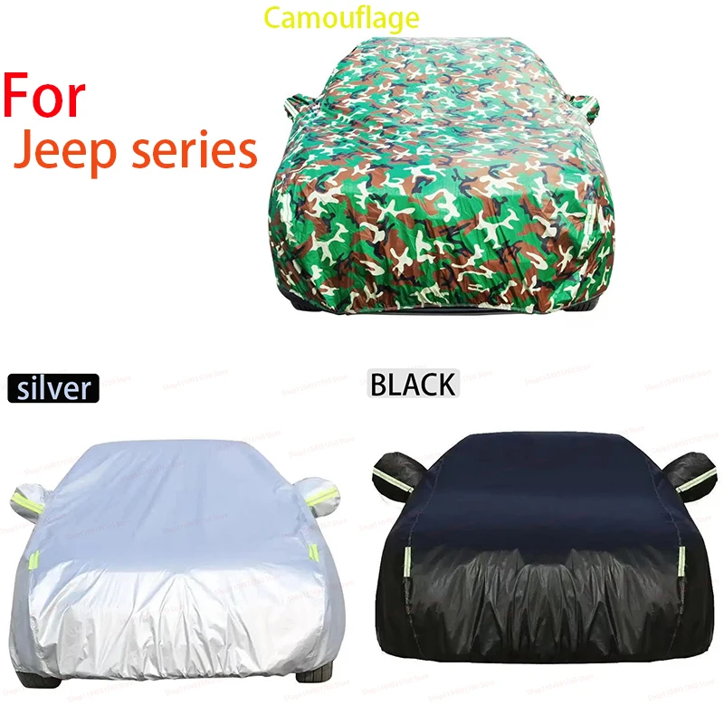 

Автомобильный чехол для внедорожника, уличный анти-УФ-защитный чехол от солнца, дождя, снега, пыли, водонепроницаемый для Jeep Liberty Patriot Renegade Wrangler