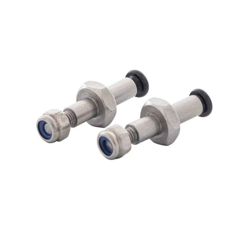 2Pcs Stainless Steel Metal Front Axle Cup Wheel Axle Cup For Losi 1/18 Mini-T 2.0 2WD Stadium RC Truck Car Upgrade Parts