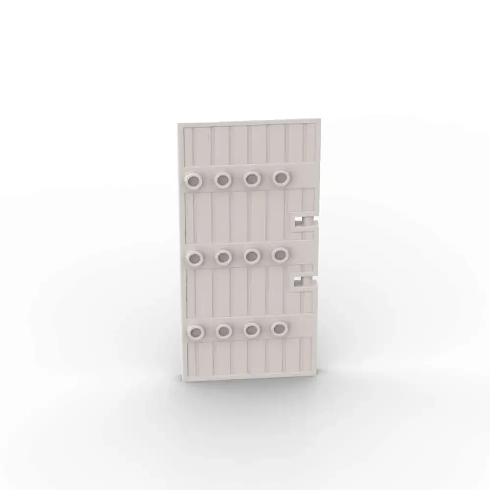 MOC 1 ชิ้น หมายเลข 87601 ประตูไม้ครึ่งบานขนาดใหญ่ ตัวต่อบล็อกประตู ของเล่นเสริมพัฒนาการ ตัวต่อจิ๊กซอว์ ของขวัญวันเกิดสำหรับเด็ก