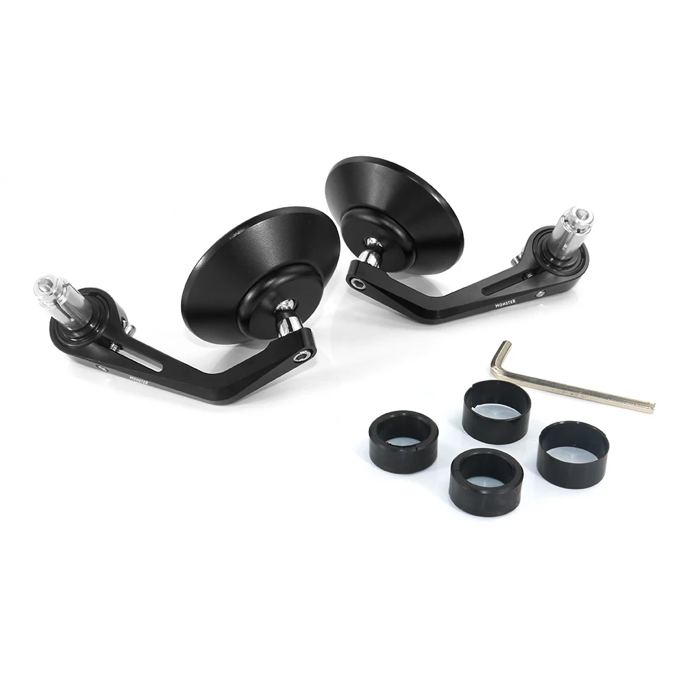 

Motorcycle Handle Bar End Rearview Side Mirror For DUCATI 848 996 899 959 1199 Panigale Monster 695 696 796 797 821 1100 S2R S4R