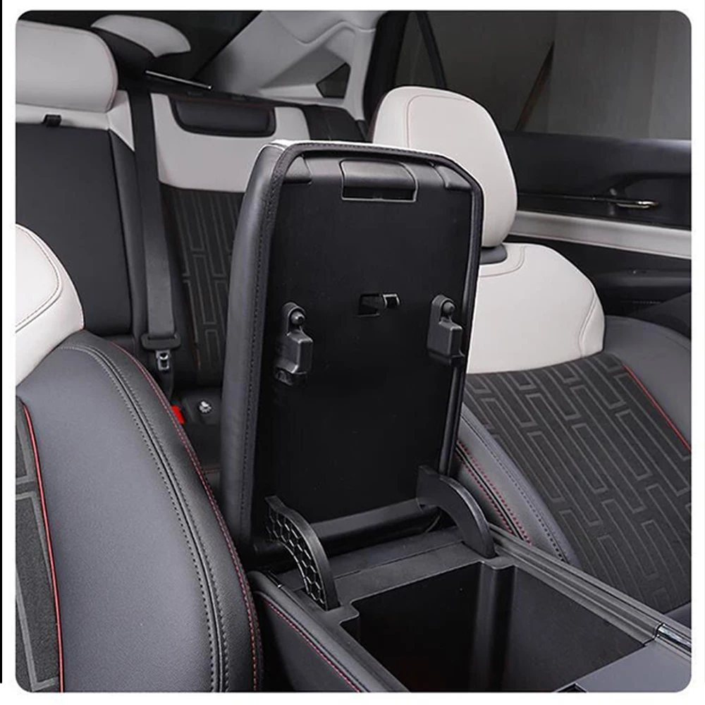 For Ford Mondeo EVOS 2022 2023 Leather Auto Center Armrest Cover Car Central Control Armrest Box Surface trim accessories