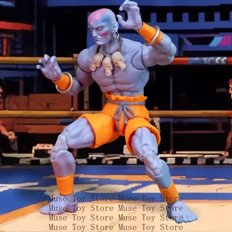 Novo jada brinquedos dhalsim sdcc 1/12 anime figura de ação estátua jada dhalsim rua lutador modelo brinquedo coleção modelo boneca brinquedo presentes