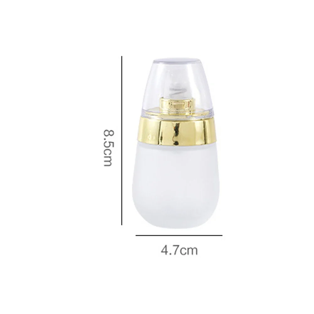 30ml Frosted Glass Lotion Bottle Travel Airless Pump Cosmetics Bottle Transparent Empty Container Face Cream Refillable Bottles