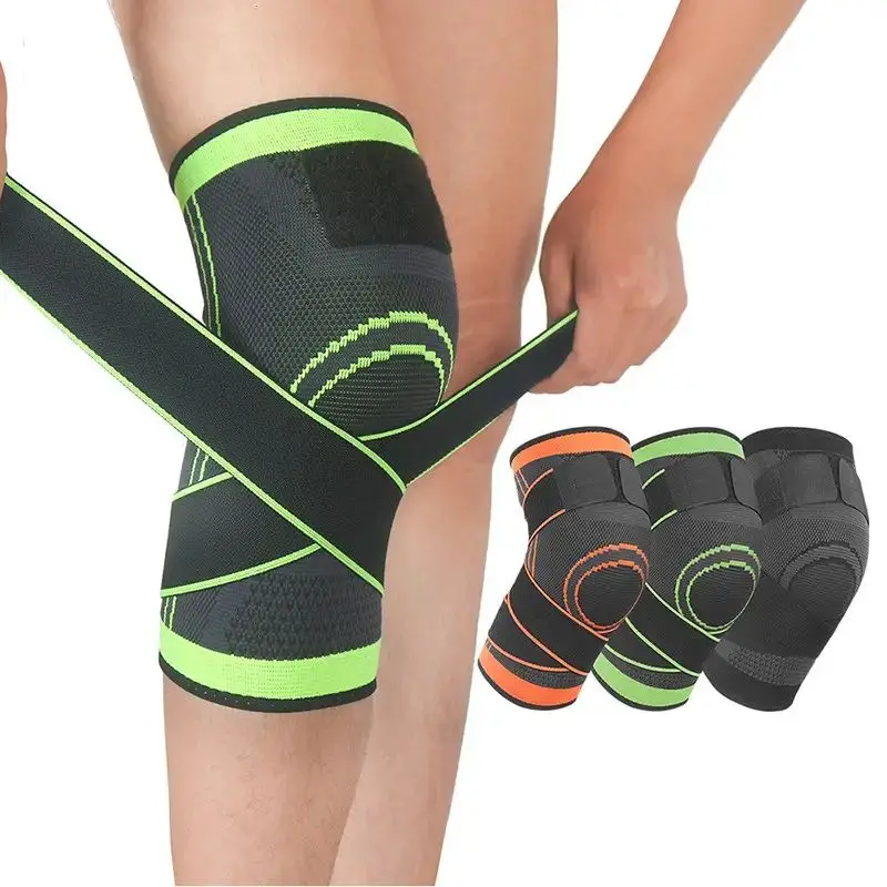 Knee Brace Knee Compression Sleeve For Knee Pain Running Weightlifting Knee Sleeves Support Breathable For Arthritis Sports Gym