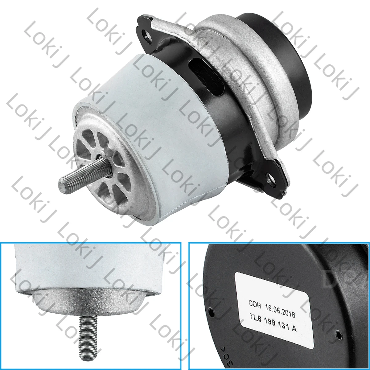 Left/Right Engine Motor Mount 7L8199131A,7L8199131 For AUDI Q7 3.0/3.6/4.2/6.0 2006-2015, VW Touareg V6/V8/W12 2002-2010