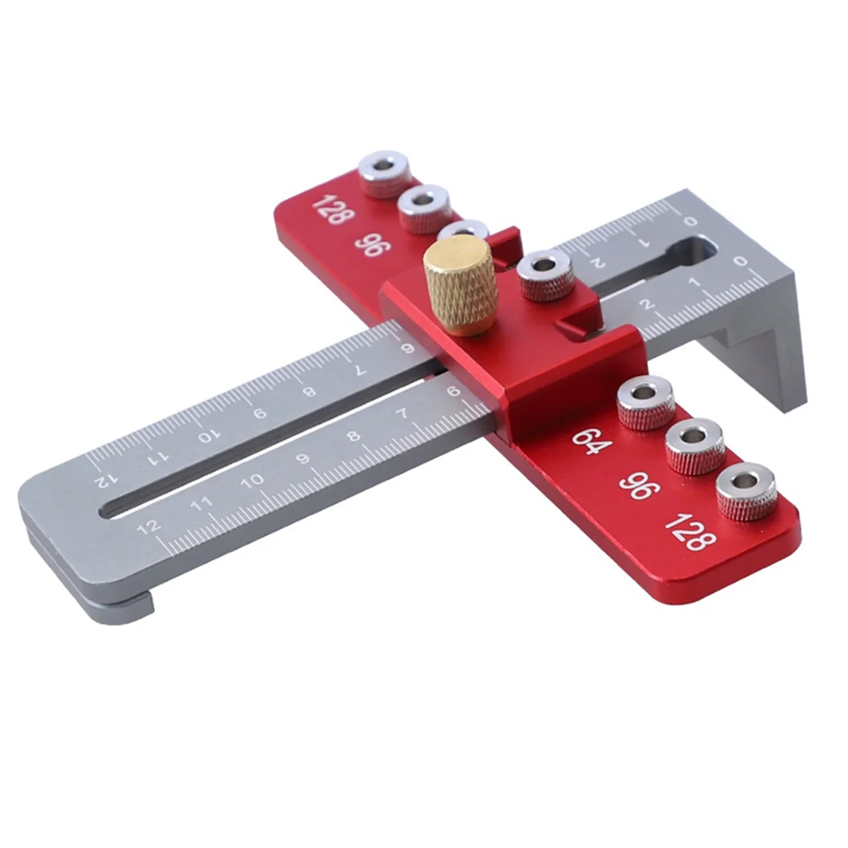 

Cabinet Hardware Jig,Doweling Jig, Aluminum Alloy Punch Locator for Door Drawer Cabinet Knobs,Handles and Pulls