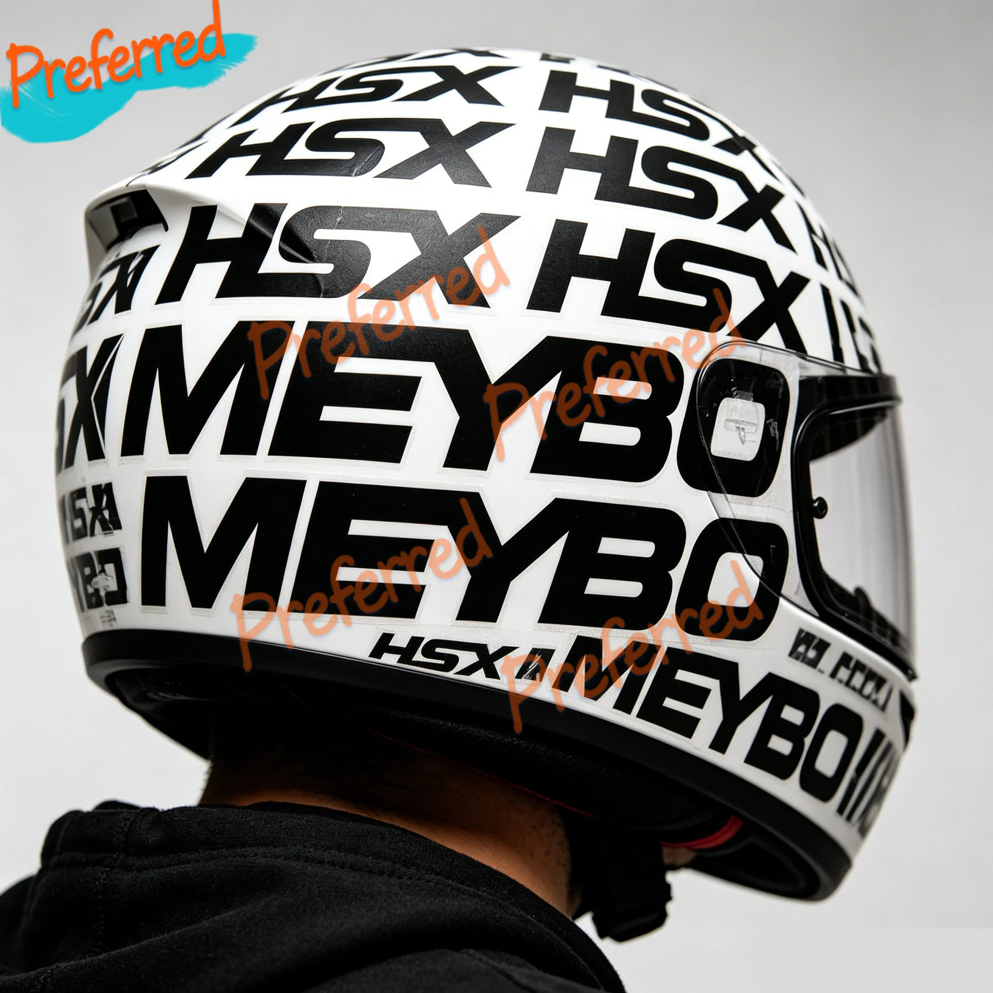 

2x Pegatinas Vinilo JDM Meybo HSX Bike Decals Labels Die Cut Sticker Customizable in Any Sticker Size -No Background