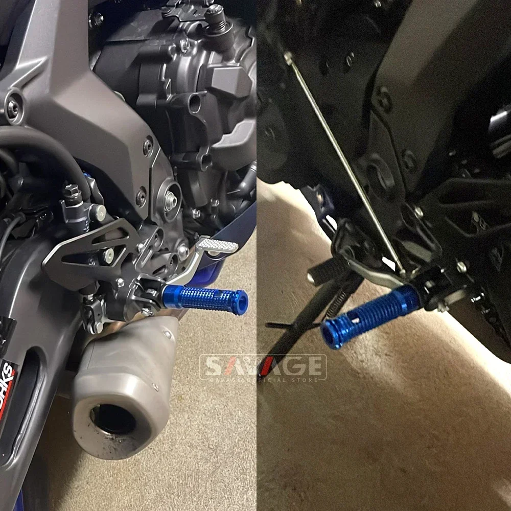 For YAMAHA YZF R6 R1/S/M R6S Front Footrest Foot Pegs Rest Motorcycle Accessories Rider Pedal Footpegs Platform YZFR6 YZFR1 R1M