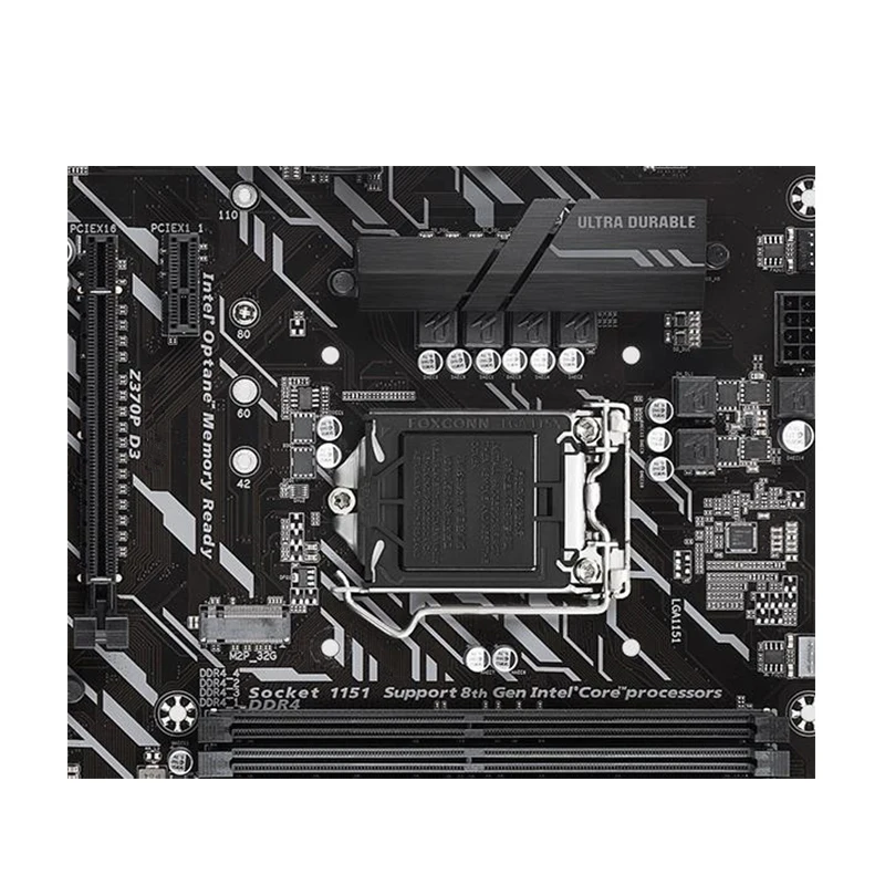 For Z370P D3 Motherboards LGA 1151 DDR4 64GB ATX For Intel Z370 Desktop Mainboard M.2 NVME SATA III USB3.0