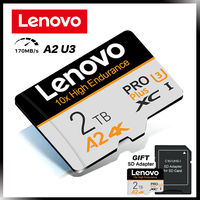 Lenovo 2TB Micro TF SD Card 128GB Class 10 V30 Memory Card UHS-I SD Card High Speed TF Card 512GB 1TB For Nintendo Switch Games