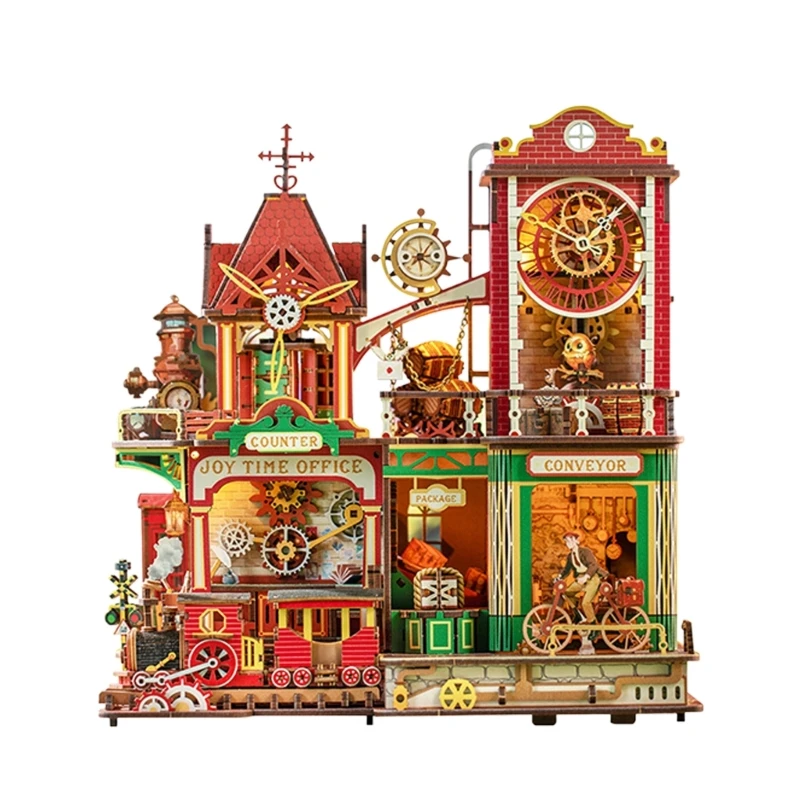 Wooden Model Set With Hands-On 3D Puzzle Assembly, Freestanding Finished Display Form for Model-Building Enthusiasts Using 15UB