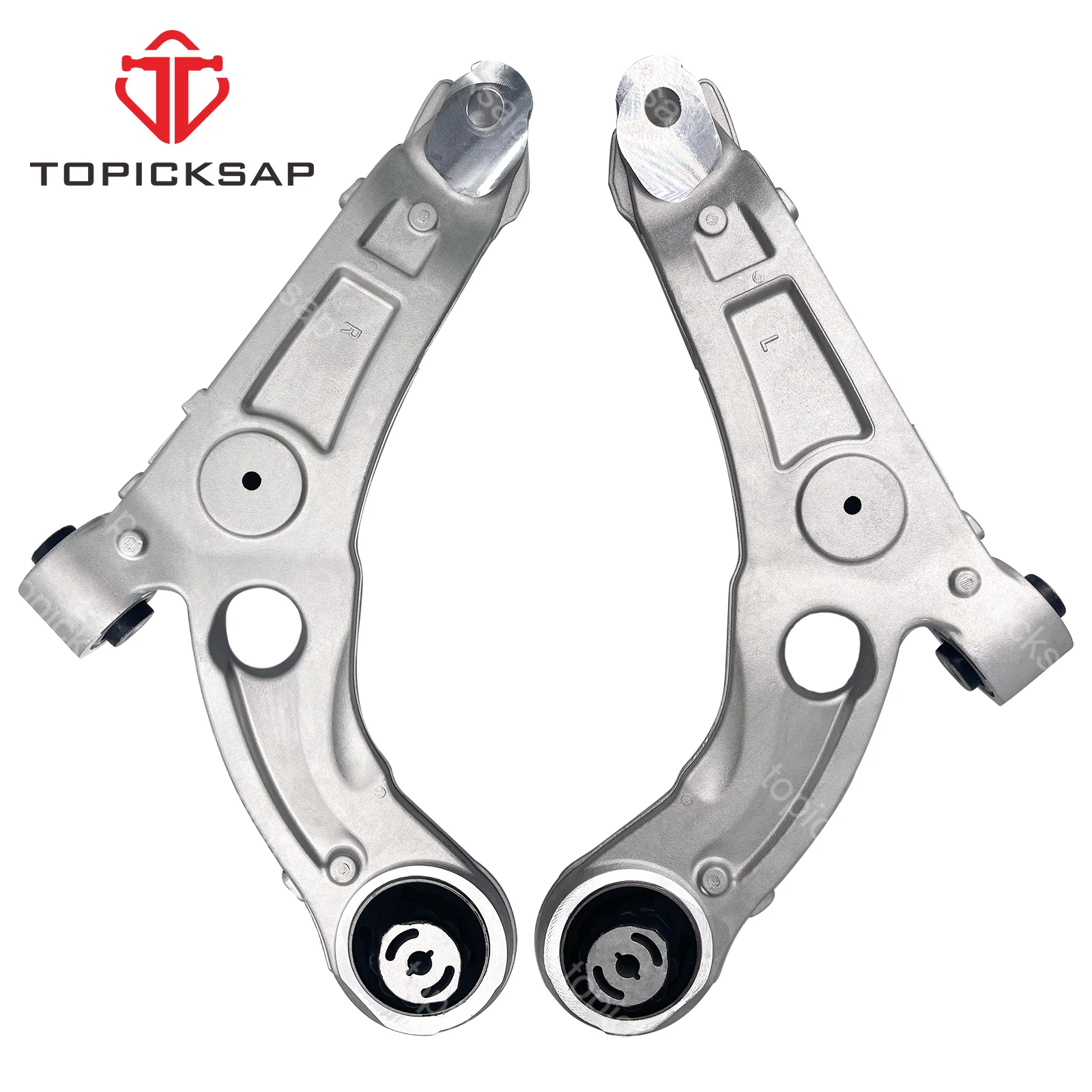 TOPICKSAP Front LH & RH Side Pair Lower Control Arm Assembly Set for Jeep Cherokee  2014 2015 2016 2017 2018