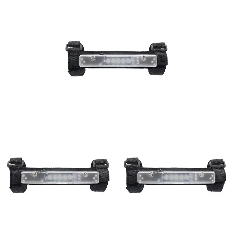 

Rare 3X UTV ATV Interior Light, Universal Roll Bar Mount LED Light Roof Top Lamp For Polaris RZR Can-Am Car Transparent Shell